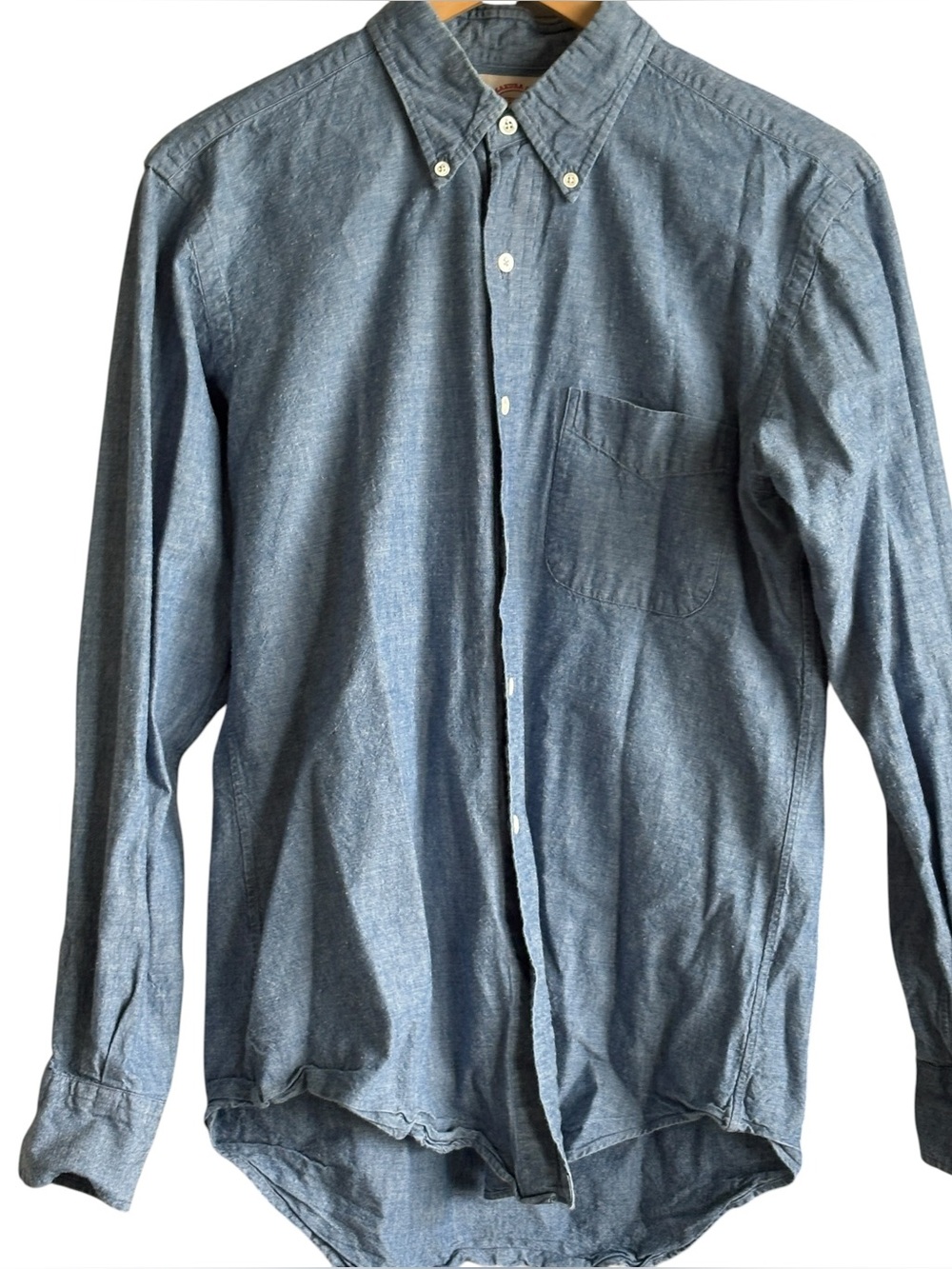 Kamakura Japan Shirt Mens Size Medium Blue Graham Marsh Vintage Ivy Oxford